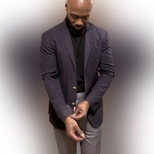 The Classic Navy Polo Blazer - In Great condition - Pure Wool - All year jacket